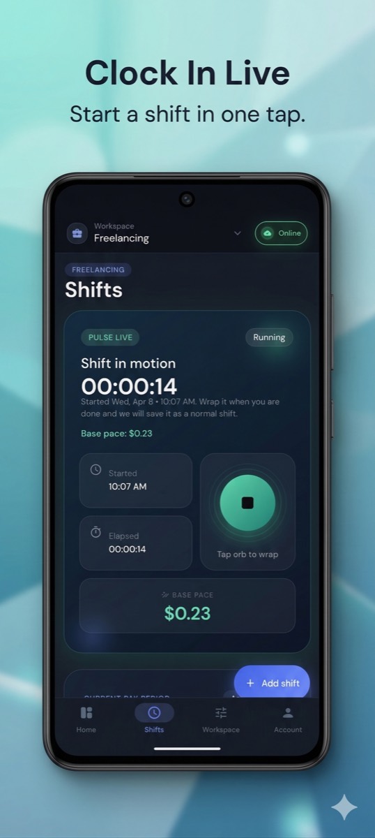 AltisTrack live shift tracking on iPhone