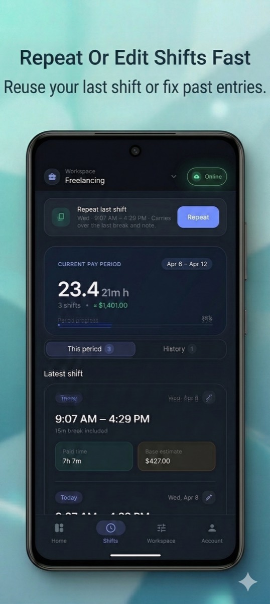 Set reminders that fit your week screen in AltisTrack